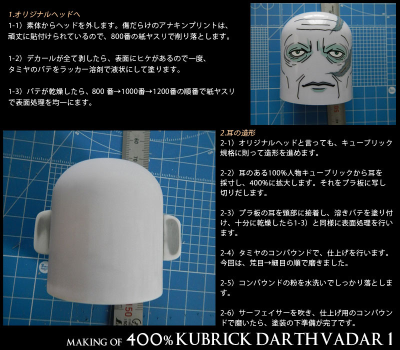 キューブリック オリジナルヘッド